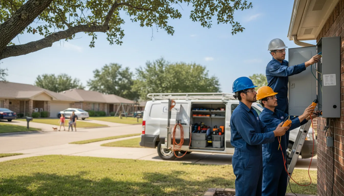 Certified electrician providing emergency electrical services in Marble Hill, GA